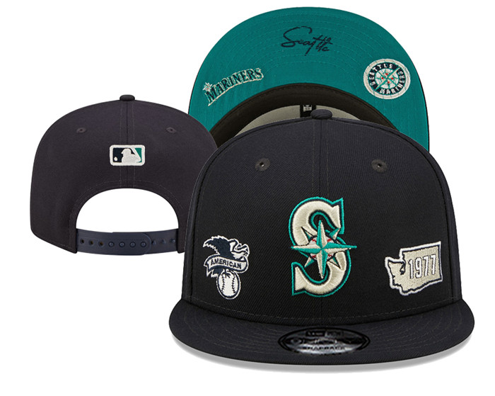 Seattle Mariners Stitched Snapback Hats 008